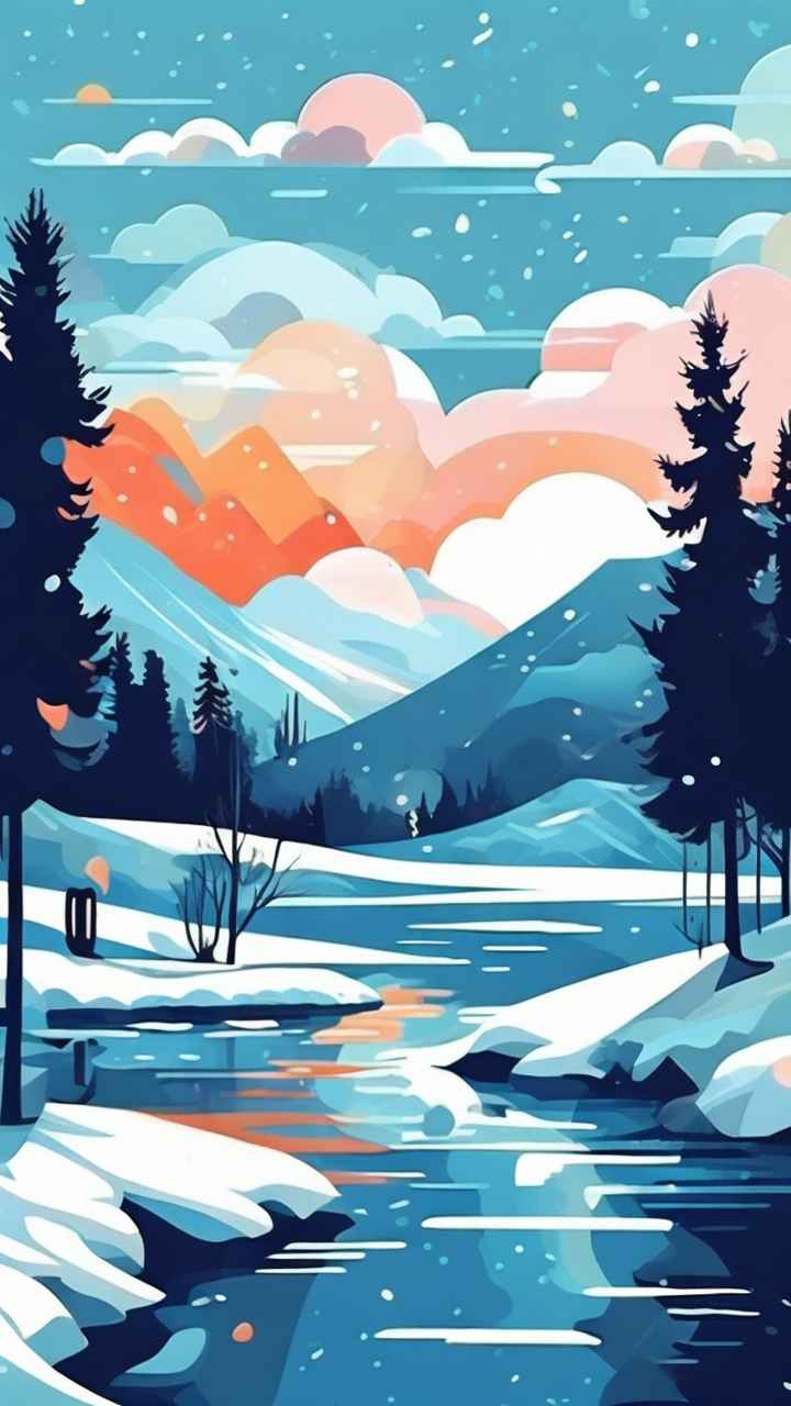 印象派抽象插画 111