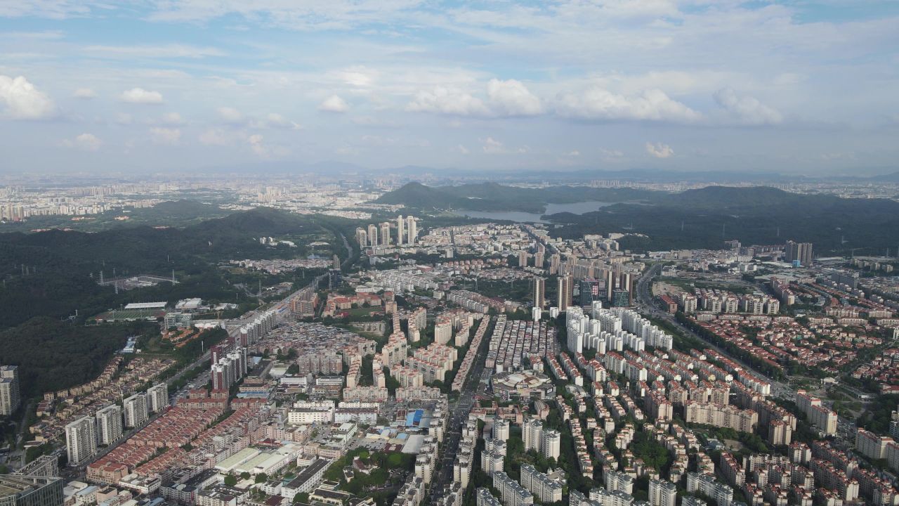 东莞市区远景航拍 23