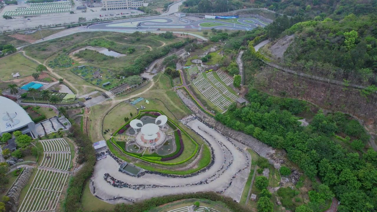 航拍厦门双龙潭景区 2