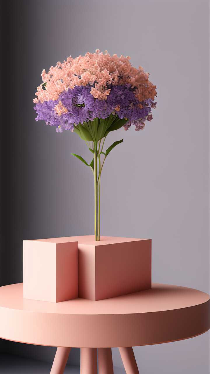 绿植花瓶摆放场景