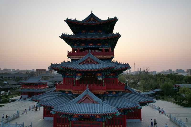 古建筑夜景