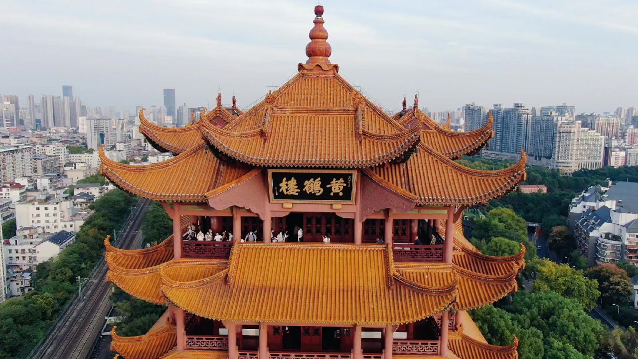 旅游景区湖北武汉黄鹤楼5A景区