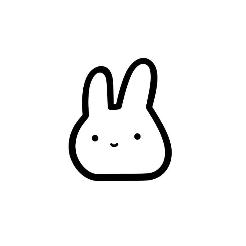 兔子贴纸素材 22