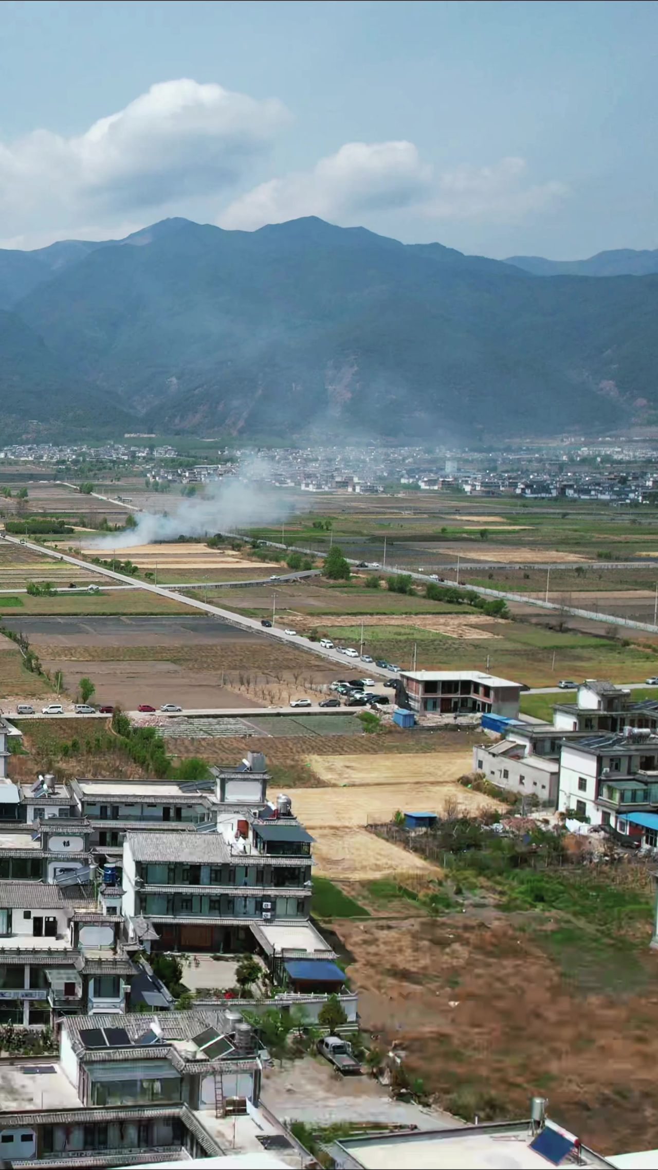 乡村田园农业种植竖屏航拍 