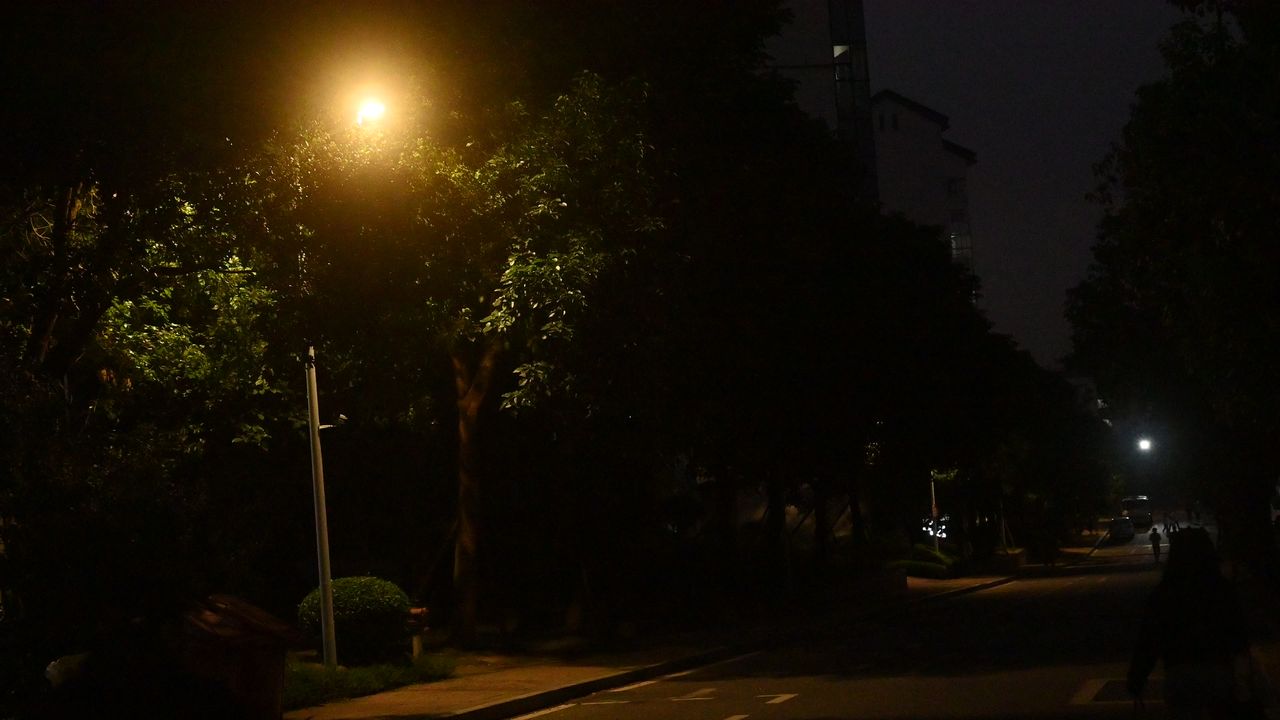 夜晚的灯