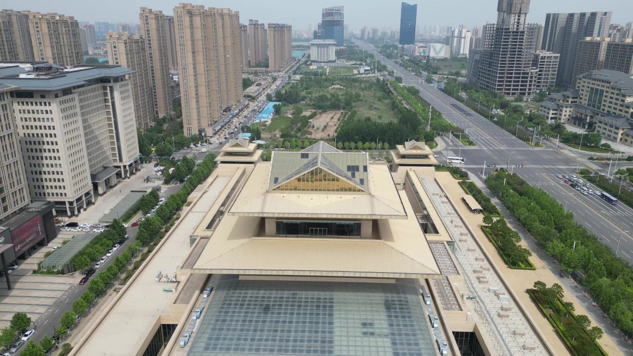 河南开封博物馆航拍