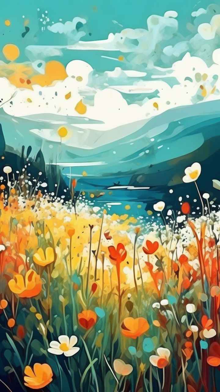 印象派抽象插画 177