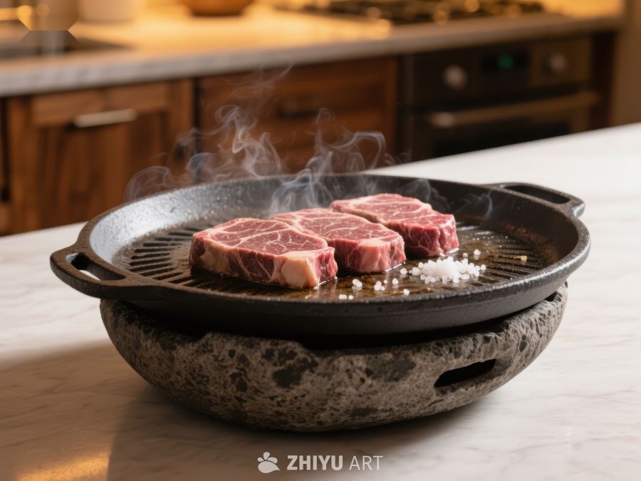 铸铁锅中煎制的牛肉 888
