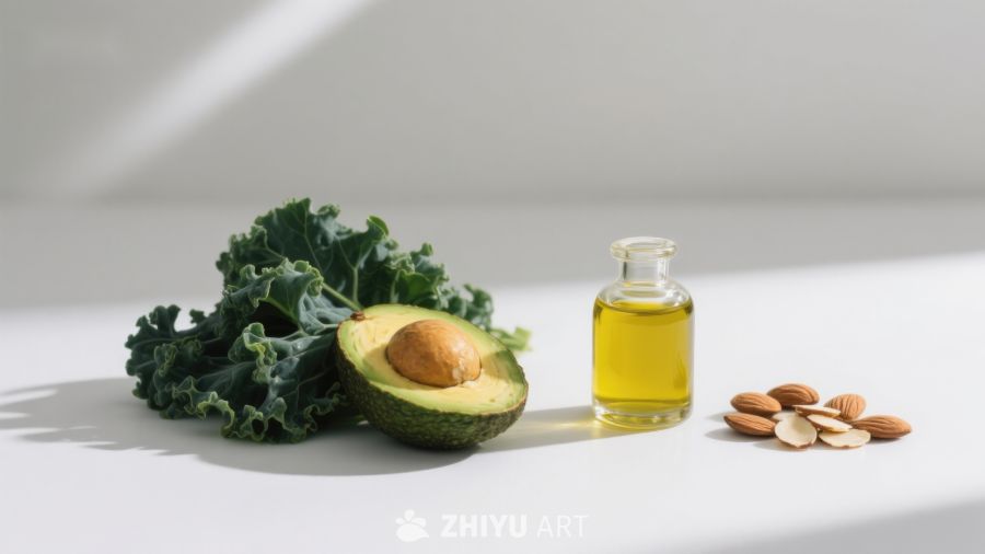 健康食材静物展示