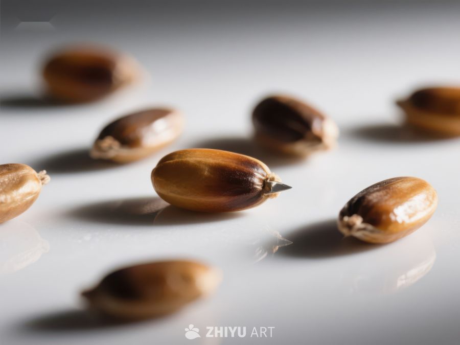 散落的谷粒特写 478