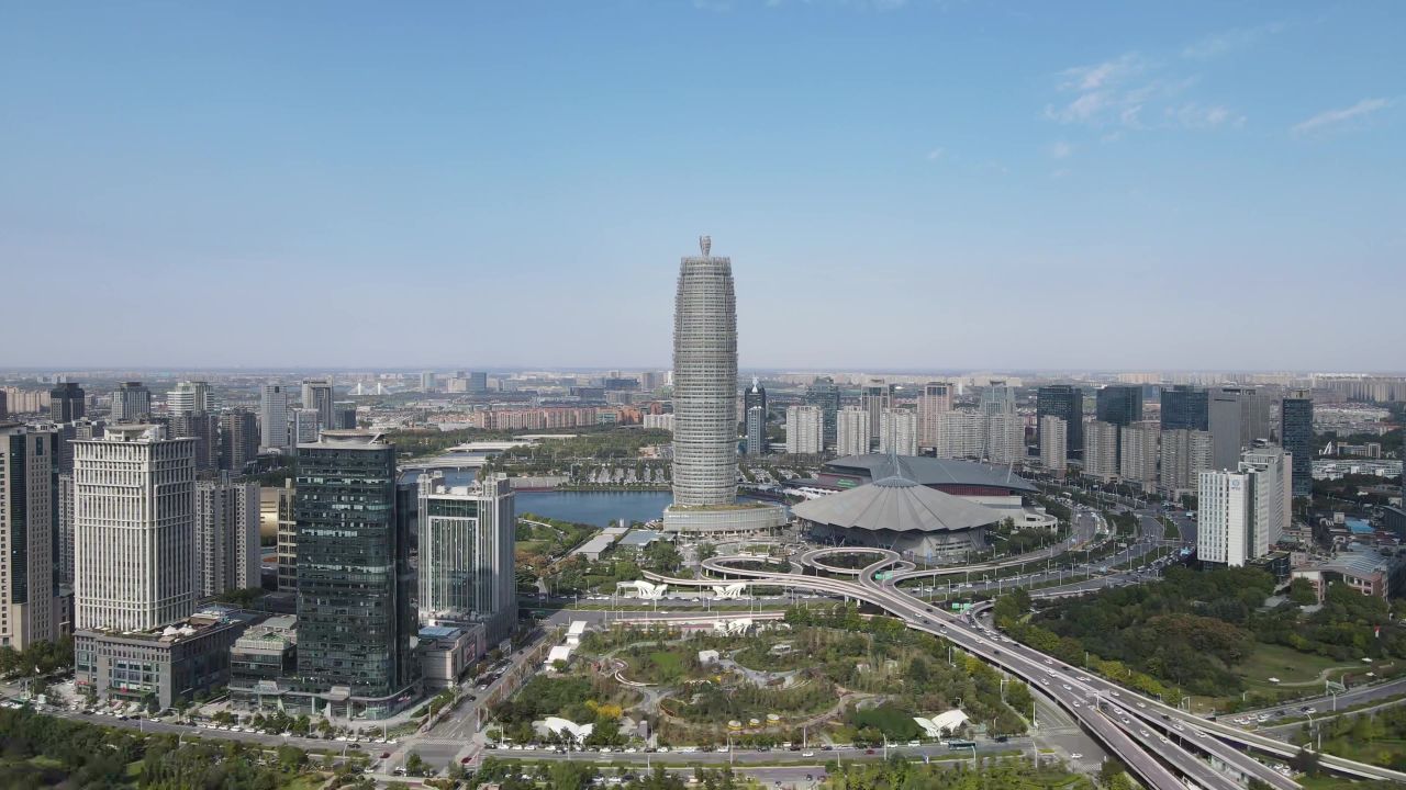 河南郑州城市地标建筑千禧广场