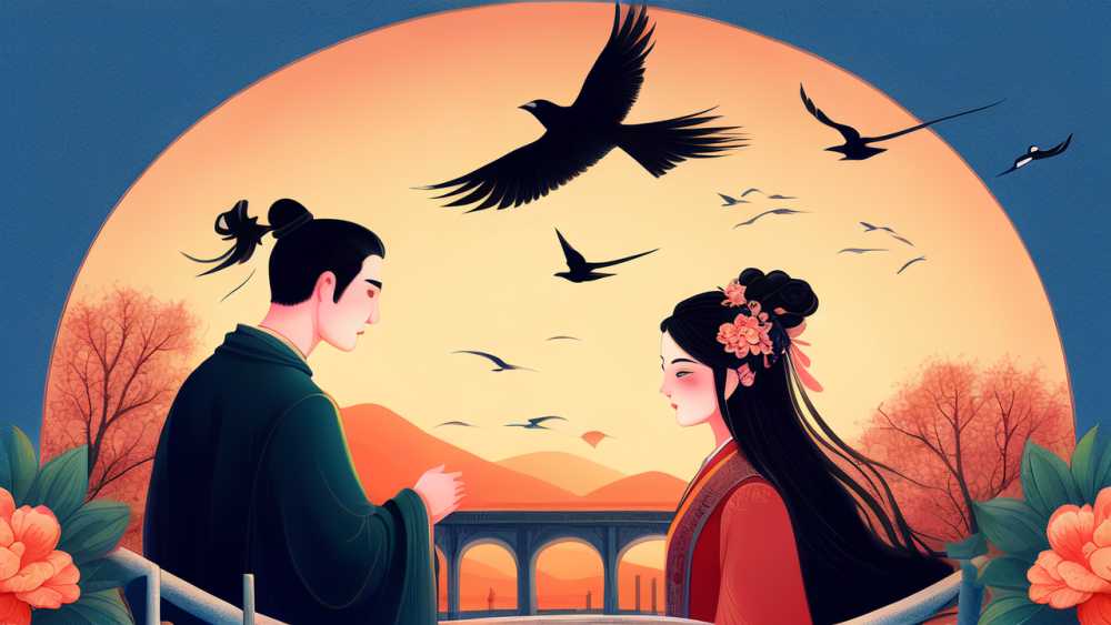国潮七夕情侣