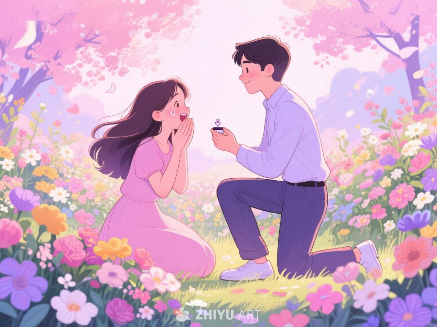 花海中浪漫求婚 317