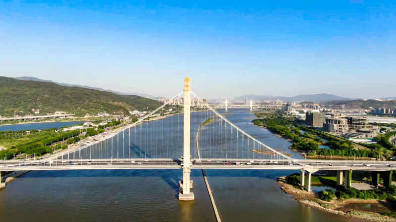 福建福州城市风光航拍摄影图