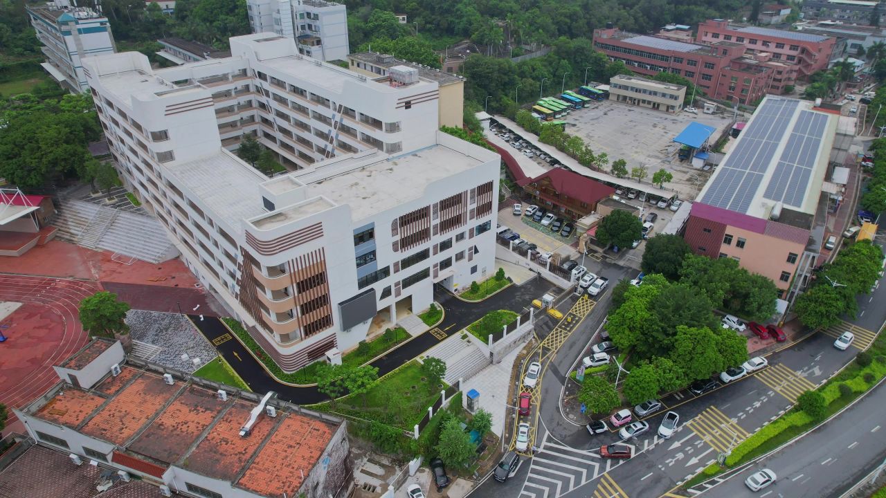 航拍厦门同安育才中学 2