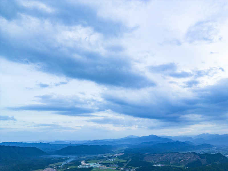 祖国壮丽河山航拍摄影图  