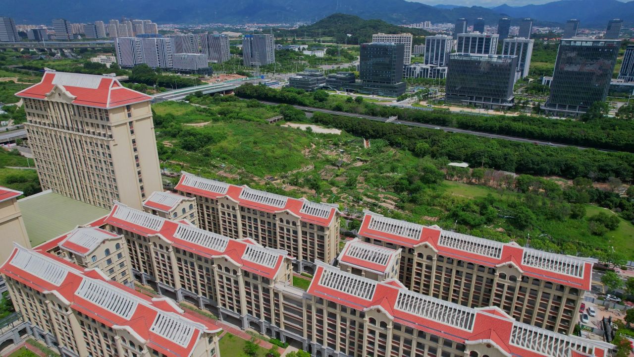 航拍厦门外国语学校 2