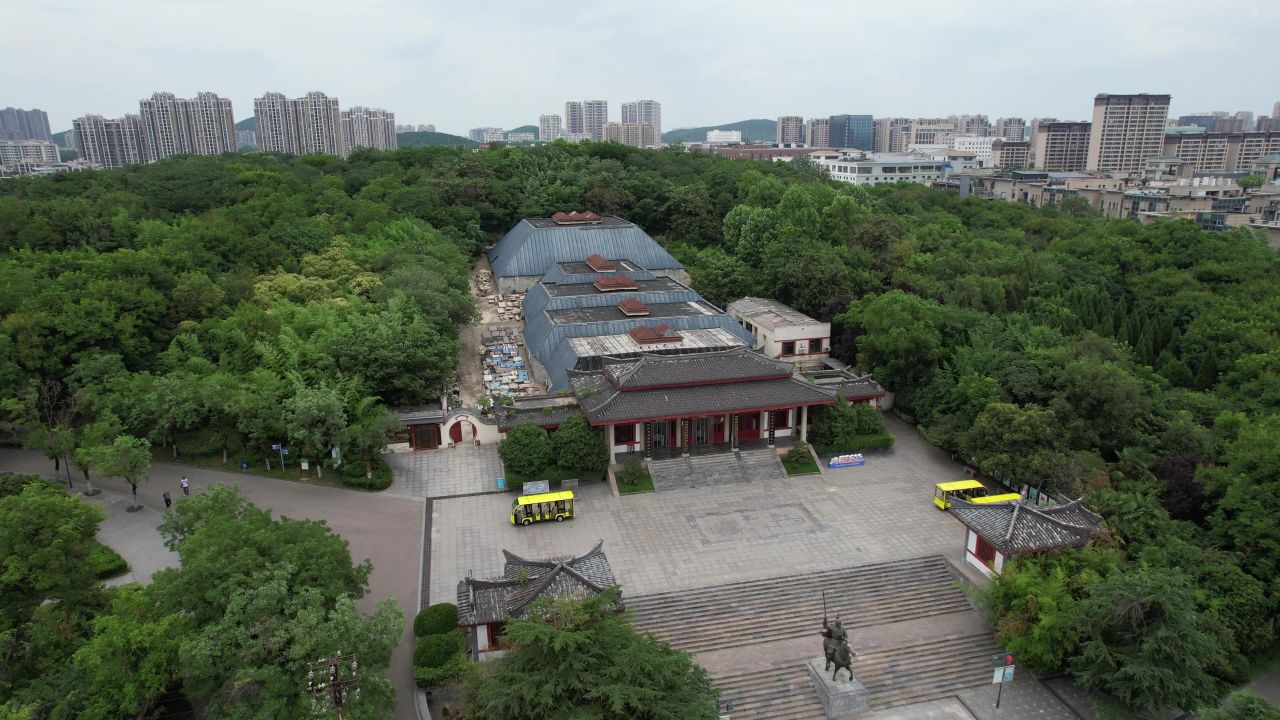 江苏徐州汉文化园航拍