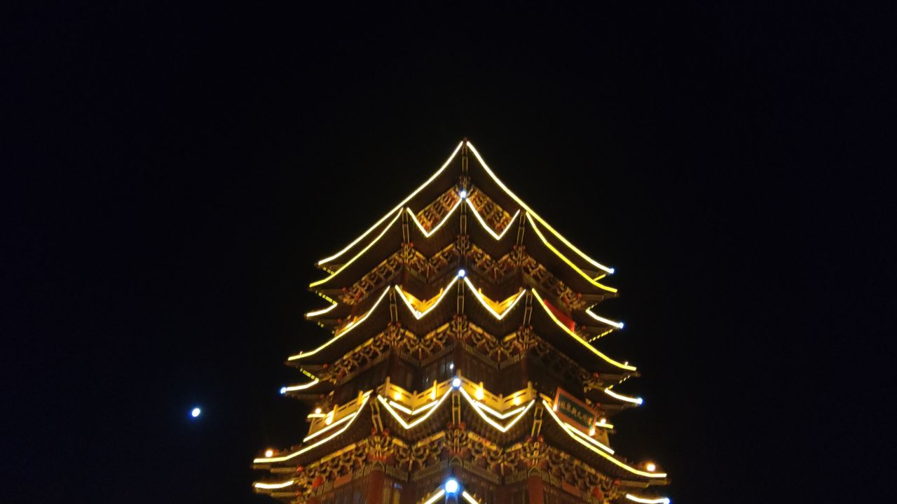 古城夜景