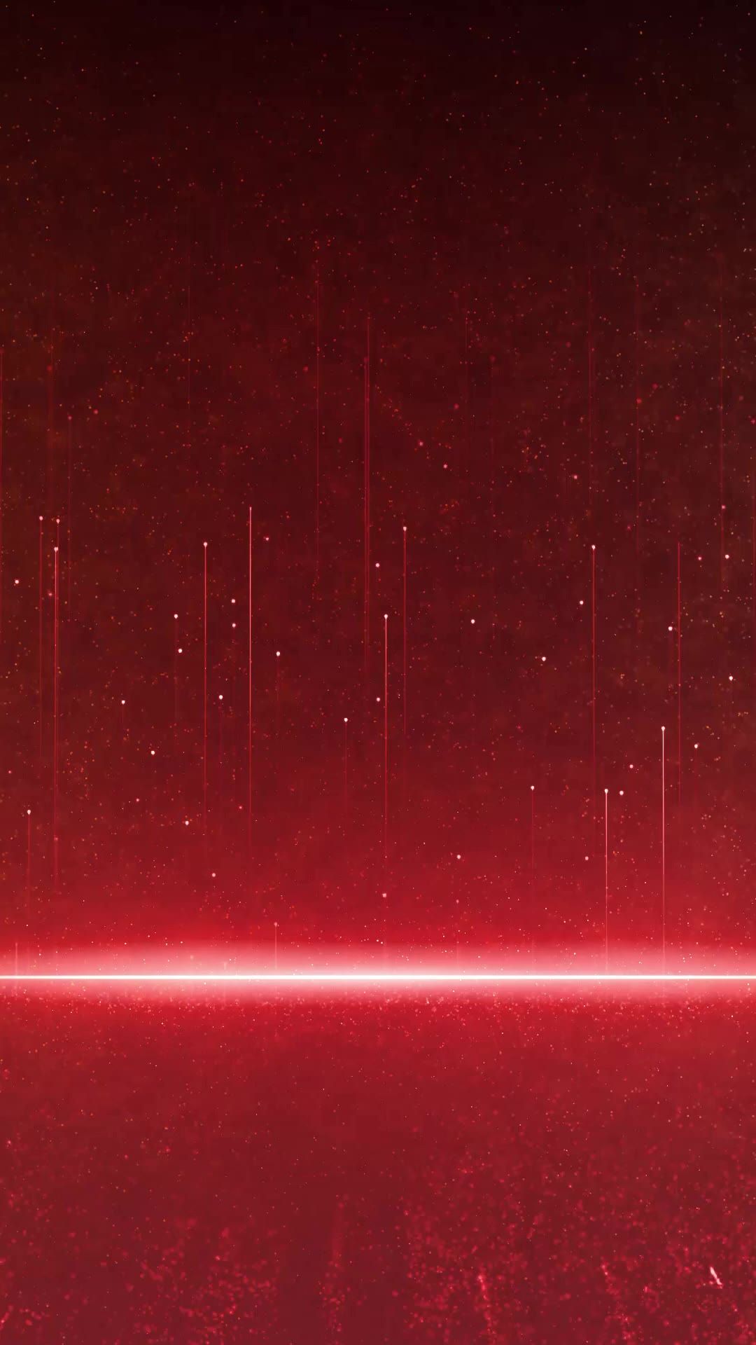 竖版红色粒子红绸光束背景视频素材 7