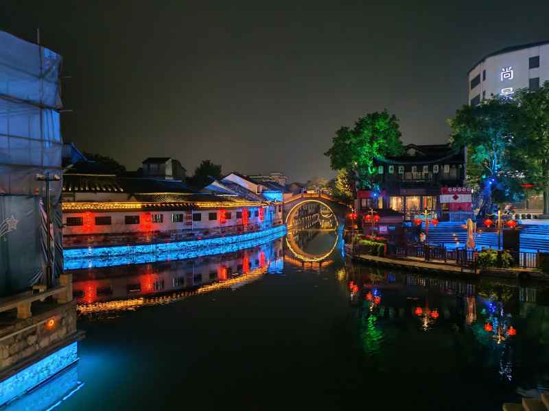古镇夜色 水乡人家 10