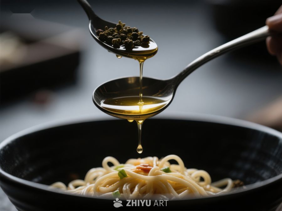热油花椒浇面，美味瞬间绽放 1327