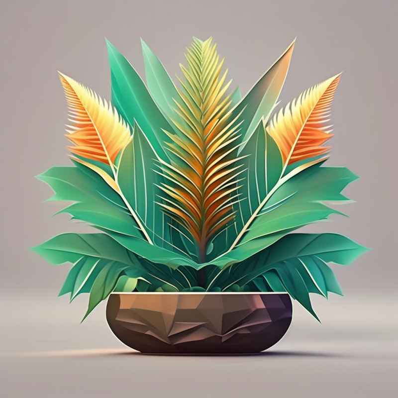 背景上的热带植物浅祖母绿 9