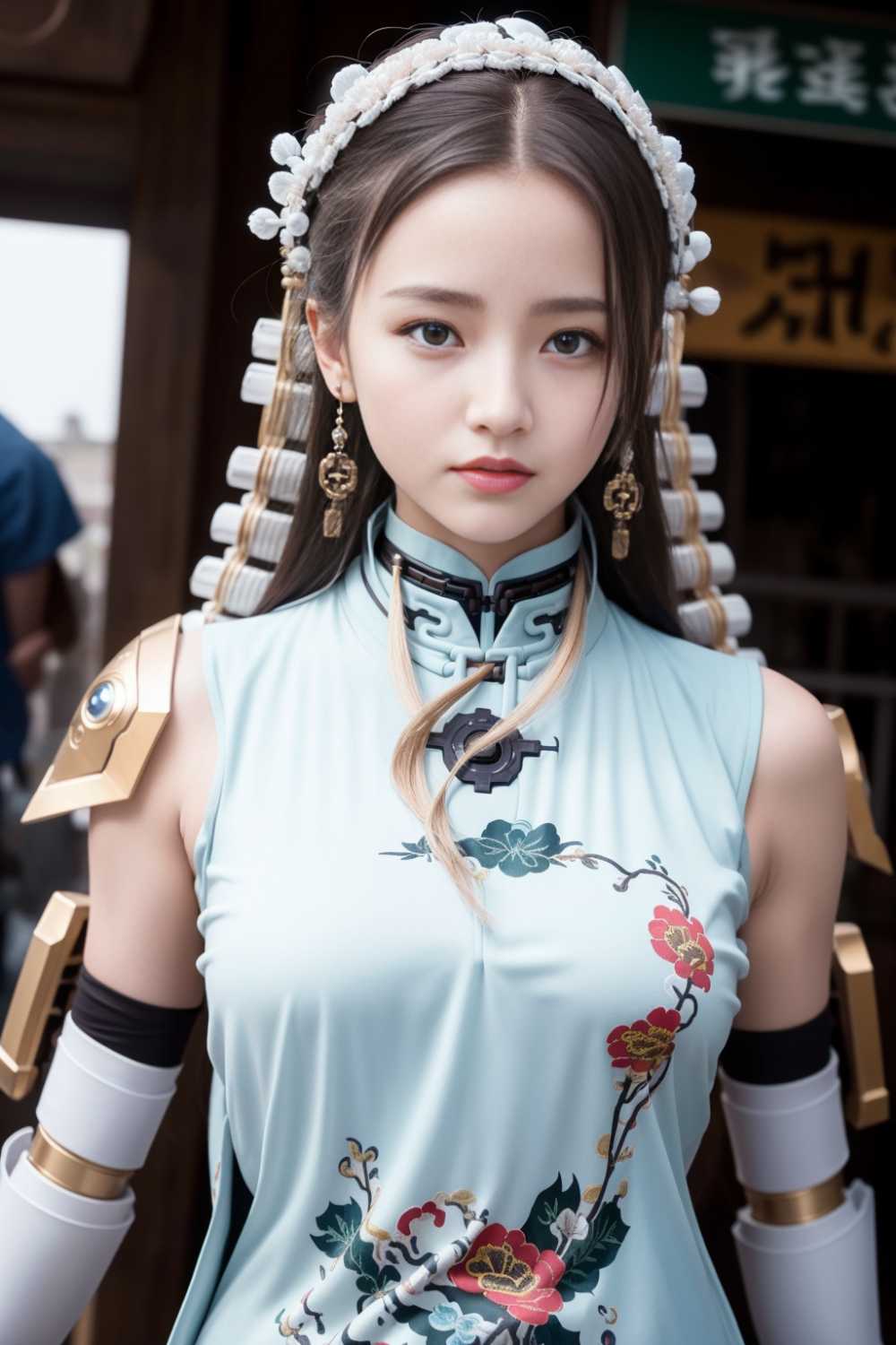 赛博美女