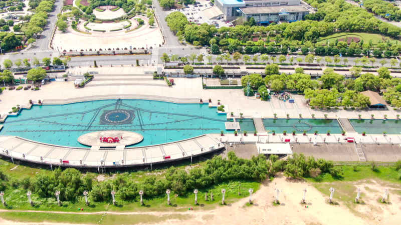 江西南昌城市风光航拍摄影图