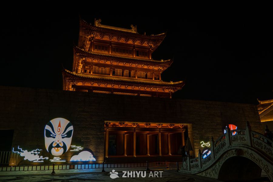 兴汉胜境景区一角 2