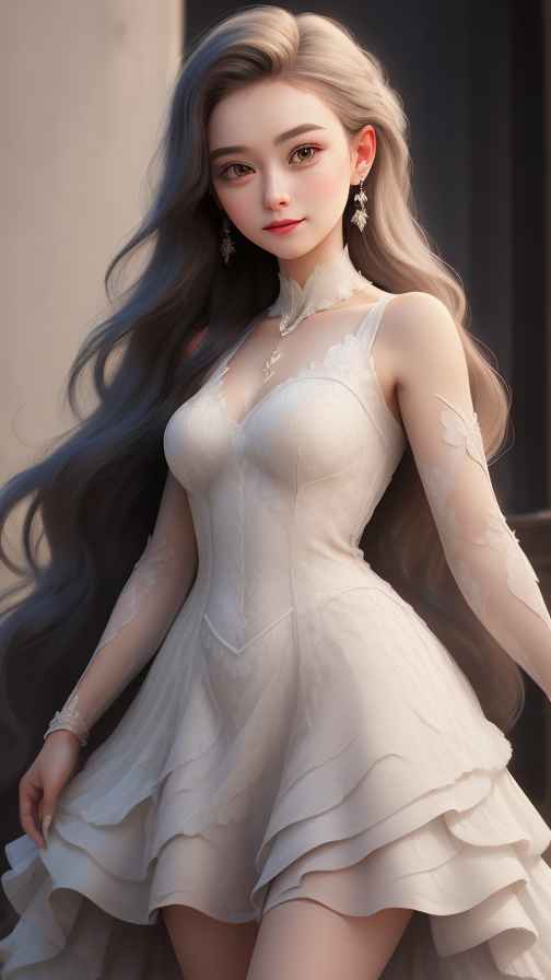 美女身材好看穿什么都好看