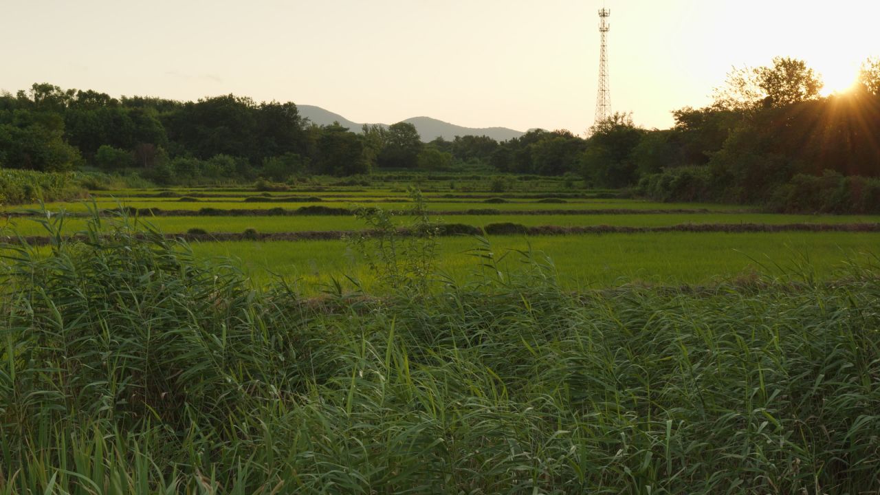 日落西山太阳下山延时摄影长焦特写 8