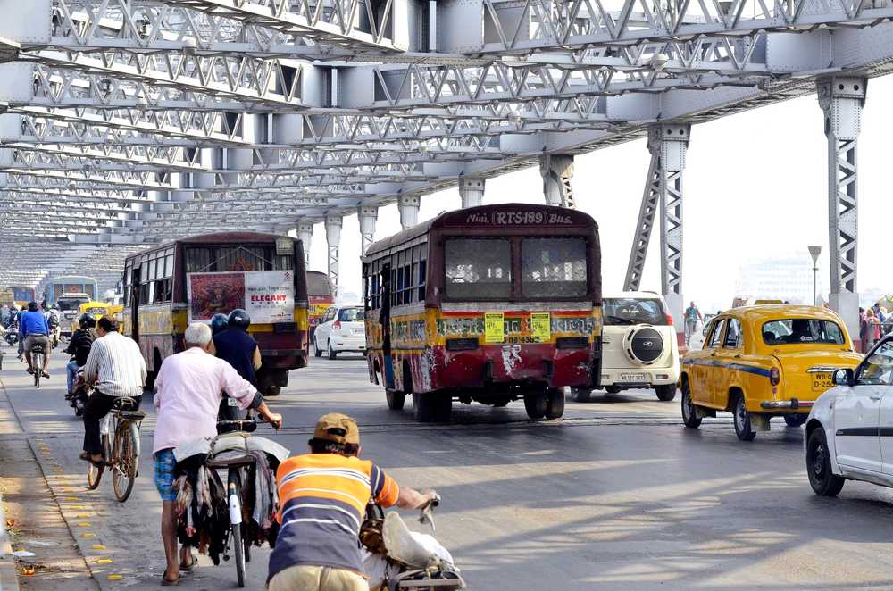 加尔各答桥印度豪