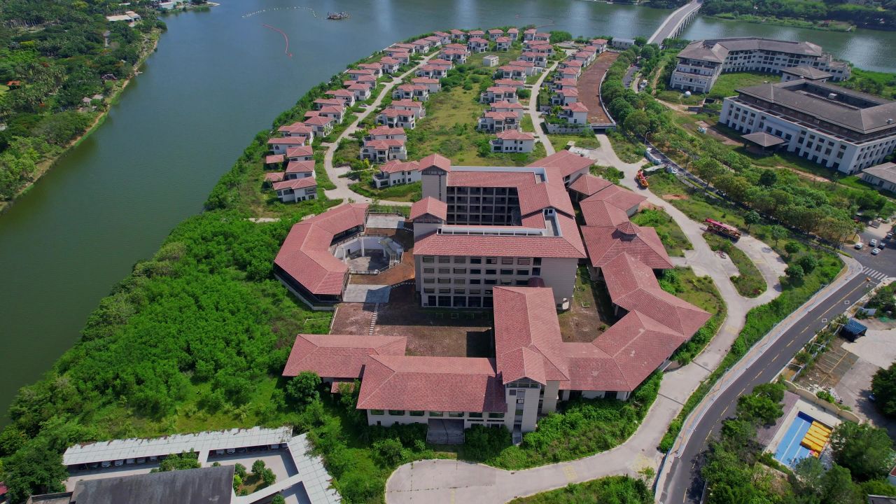 航拍厦门杏博湾温泉度假村 8