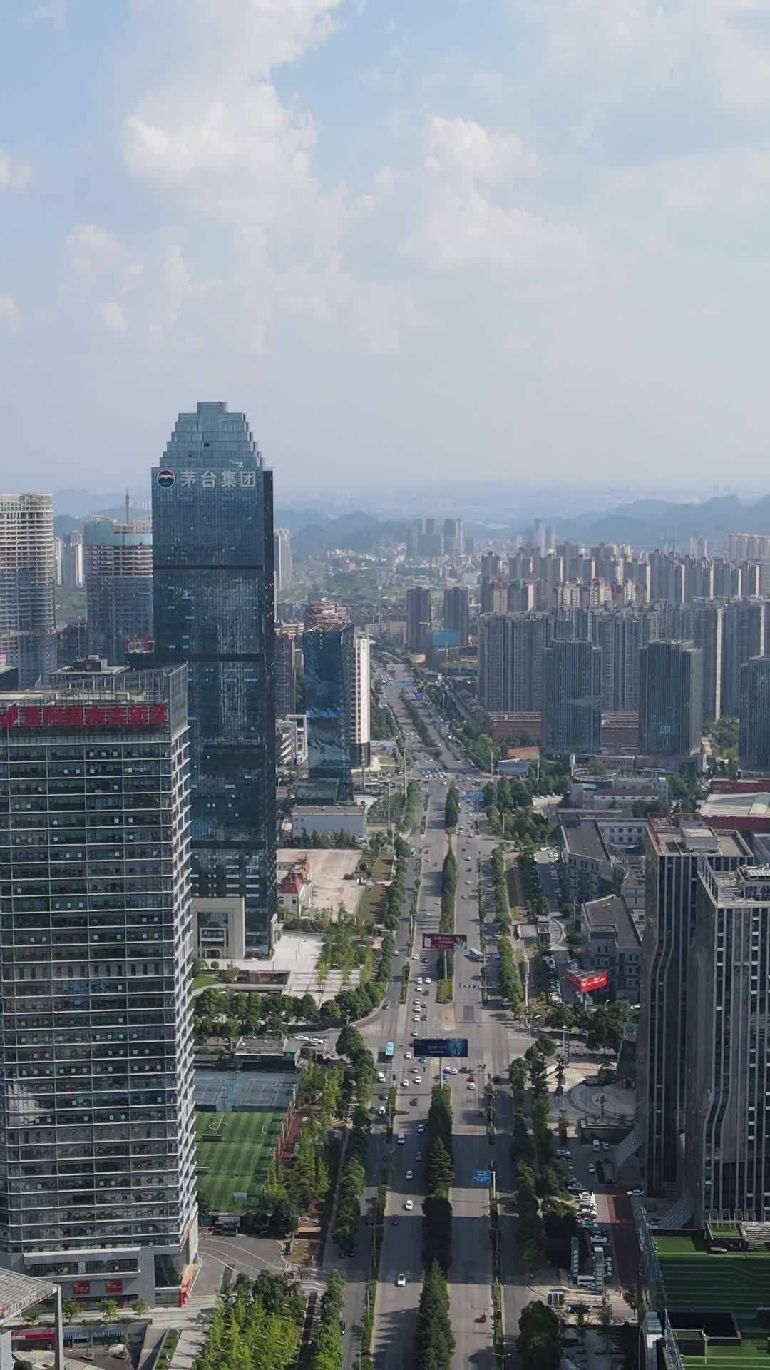 现代都市全景俯瞰