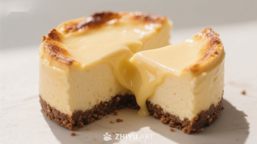 浓郁芝士蛋糕，丝滑奶油馅
