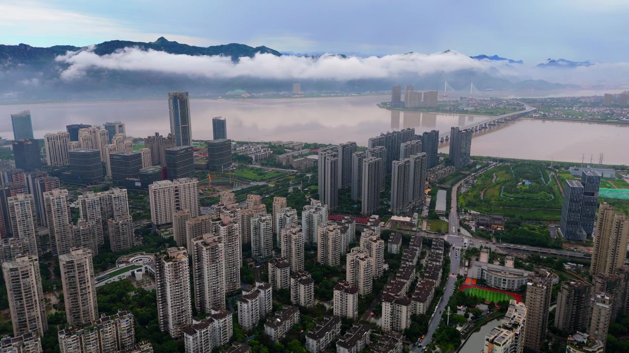 雨后的温州七都岛