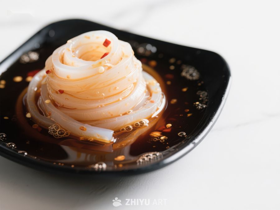 凉拌粉皮，酱汁浸润的美味 828