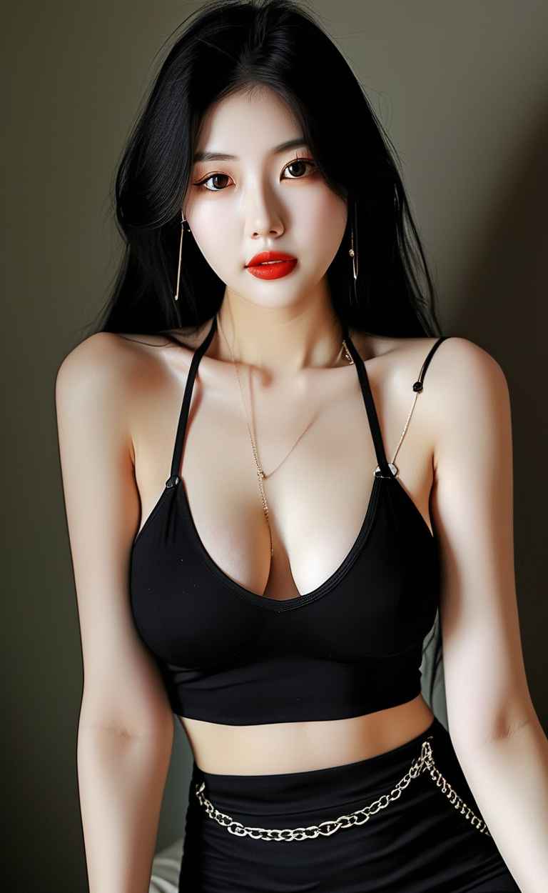 黑色美女性感特写 25