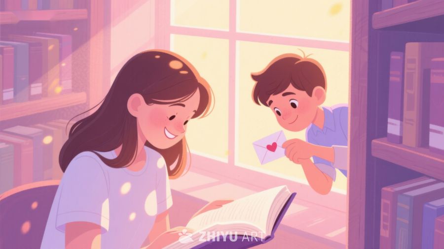 图书馆里温馨的阅读时光 312