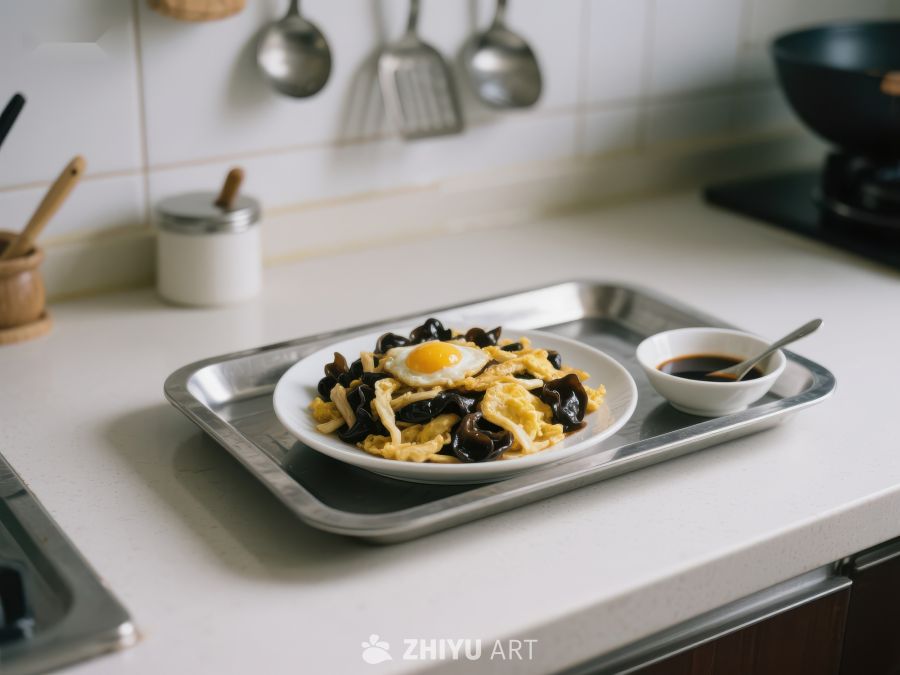 厨房中的美食托盘 75