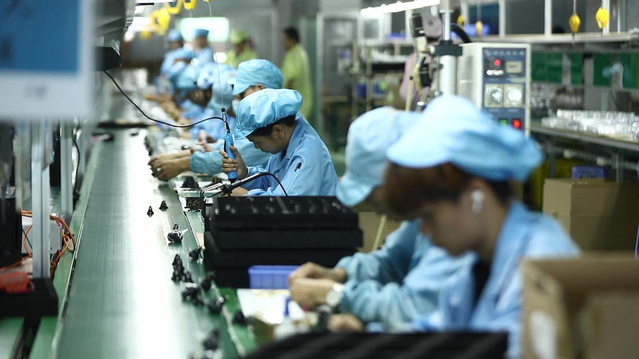 电子加工车间