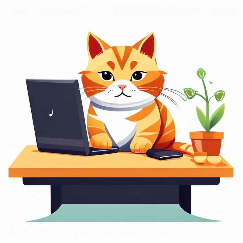 办公室勤劳的猫咪 2
