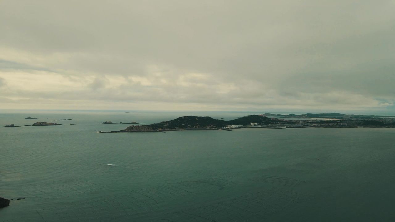 自然风光河流风景航拍 