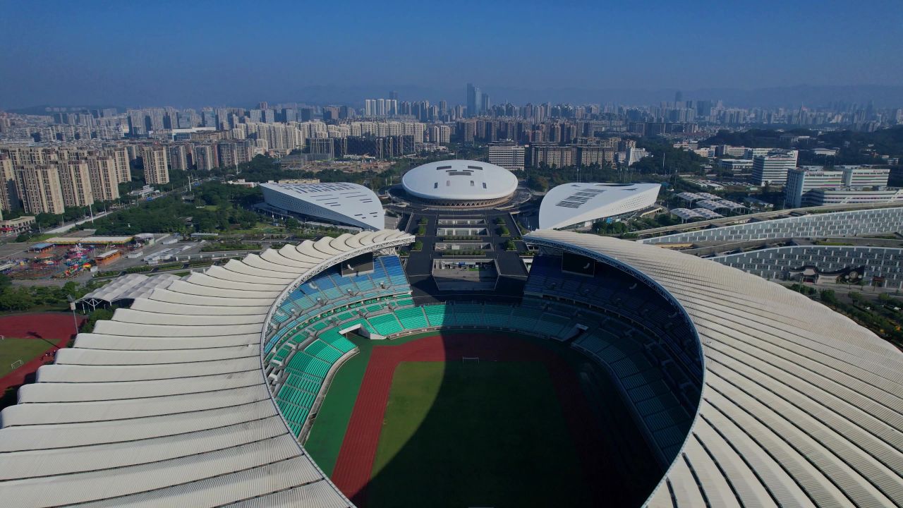 航拍福州海峡奥体中心 4