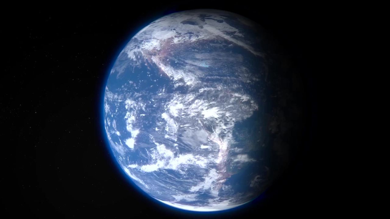地球运行的蓝色星球空间时间回来宇宙太阳能系统