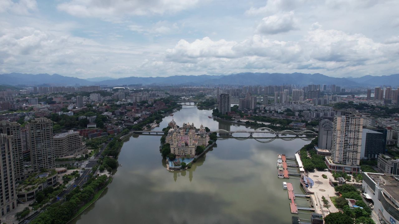 福建福州闽江中洲岛