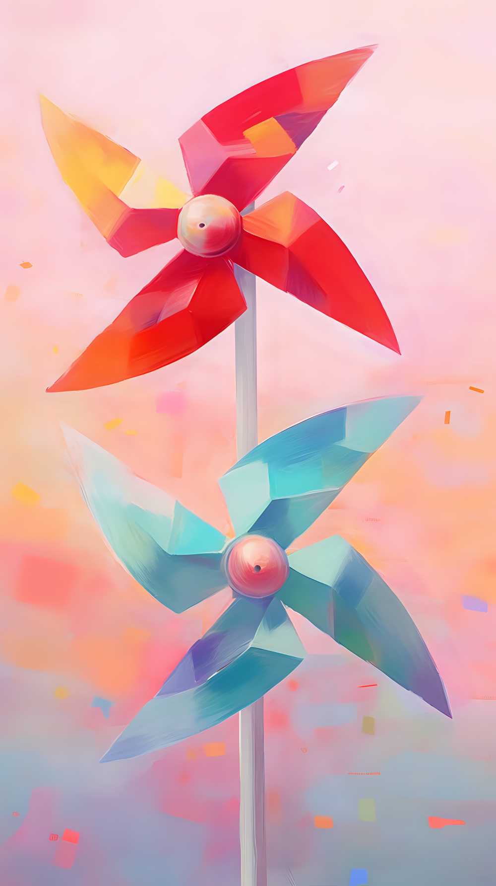 风车插画小时候