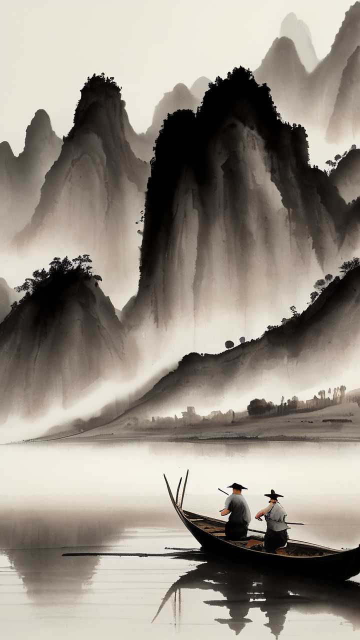 山水画插画