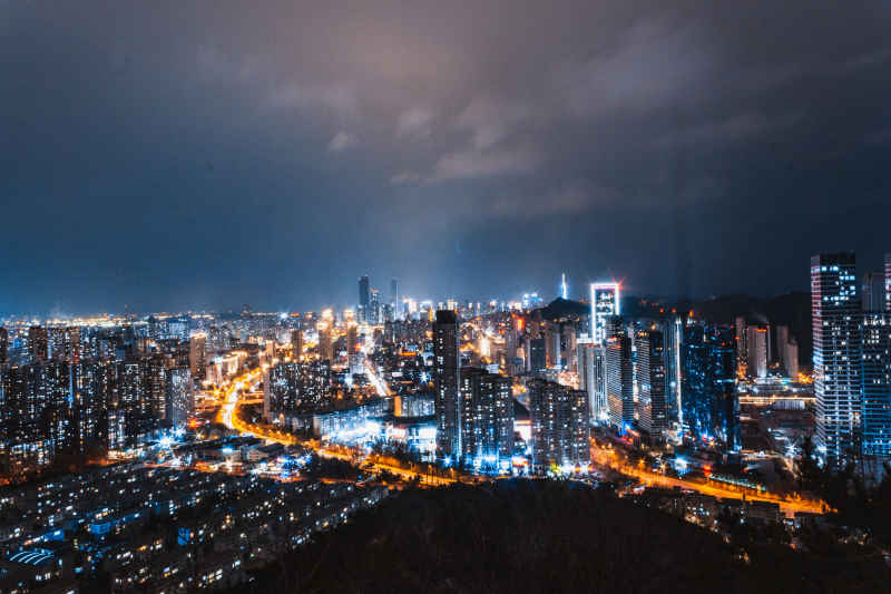 大连夜景图